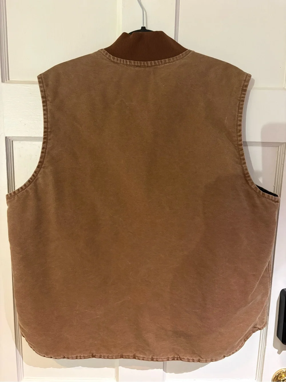 Carhartt Brown Duck Canvas Work Vest